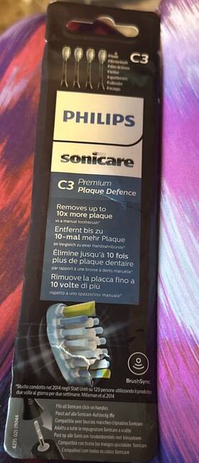 Hx9042-8 Philips 2x To 8x Diamondclean Premium C3 Black Replacement Heads No Box