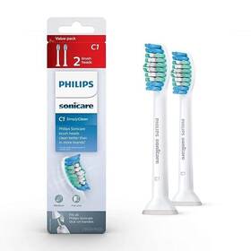 M05315 Philips Sonicare C1 Simply Clean Replacement Brush Heads - 2 Pack Brand New