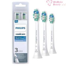 M07218 Philips Sonicare C2 Plaque Control 3 Replacement Brush Heads New In Box
