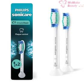 M11475 Philips Sonicare C1 Simplyclean Replacement Brush Heads 2 Count New In Box