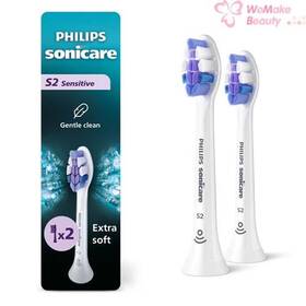 M11481 Philips Sonicare S2 Sensitive Replacement Brush Heads 2 Count New In Box
