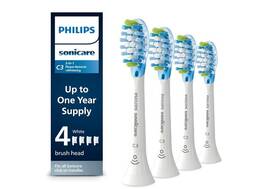 Philips Oral Healthcare 313025646604 Sonicare Genuine C3 Premium Plaque Control Toothbrush Heads 4 Brush Hea
