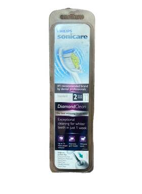 Philips Sonicare 075020031617 W Diamondclean 2 Standard Brush Heads New Sealed