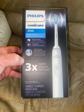 Hx3681 Philips Sonicare 075020100375 3100 Hx3681/03. C1 Simply Clean Brush Head