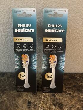 Philips Sonicare 300014745451 A3 All-in-one Toothbrush Heads 4-pack Plaque Control Gum Care