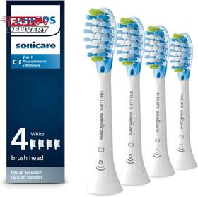 Philips Sonicare 705353078415 C3 Two-in-one - Genuine Replacement Electric Toothbrush Heads