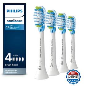 B0719d46ny Philips Sonicare C3 Two-in-one - Genuine Replacement Electric Toothbrush Heads