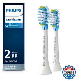 B071vnc4tl Philips Sonicare Genuine C3 Premium Plaque Control Toothbrush Heads One Year Su