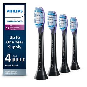 B078bdlgbl Philips Sonicare G3 2-in-1 Genuine Replacement Electric Toothbrush Heads Black 4