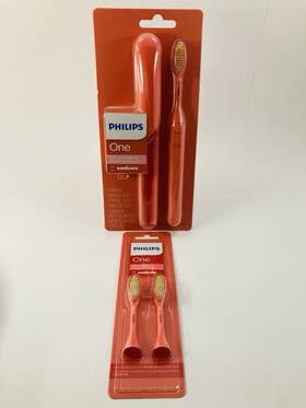 Bd1001 Philips Sonicare Bd1001/az Battery Toothbrush Brush Head Bundle Miami Coral