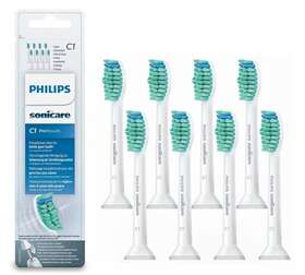Hx601407 Philips Sonicare Genuine C1 Proresults Set Of 8 Replacement Brush Heads For