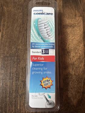Hx6043 Philips Sonicare Hx6043/22 Kids Brush Head Standard - 3-pack