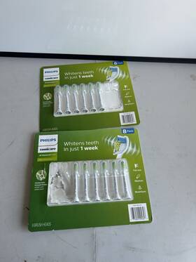 Hx606-25 Philips Sonicare Lot Of 12 Genuine Diamondclean W White Brush Heads