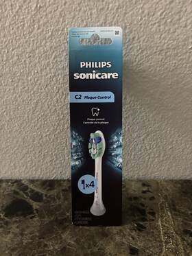 Philips Sonicare Hx9024/77 C2 Plaque Control Brush Heads White 4 Pack