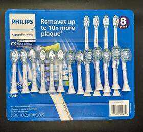 Hx9048 Philips Sonicare Hx9048/83 14 C3 2 In 1 Plaque Removal Whitening Replacement Brush Heads