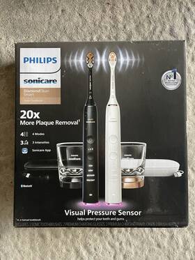 Hx9904 Philips Sonicare Diamondclean Smart Rechargeable Toothbrush Black&white - Used
