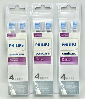 Hx9034 Phillips Hx9034/65 Sonicare G2 Optimal 4 Replacement Brush Heads 3 Pack - 12 Total