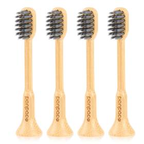 Dj240828aq-cb Ponpace Bamboo Toothbrush Heads Compatible With Aquasonic Soft Charcoal Infus