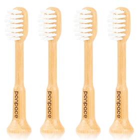 Dj241129lf-es Ponpace Bamboo Toothbrush Heads Compatible With Laifen Extra Soft Natural