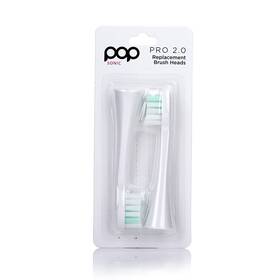 Pop Sonic 819573022759 Replacement Toothbrush Heads Pack Of 2 - Head With Super Soft Tynex