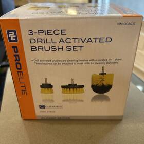 Pro Elite 193460268322 3-piece Drill Activated Brush Set