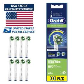 Procter & Gamble 313027863849 Oral-b Crossaction Toothbrush Head Pack Of 8 Counts