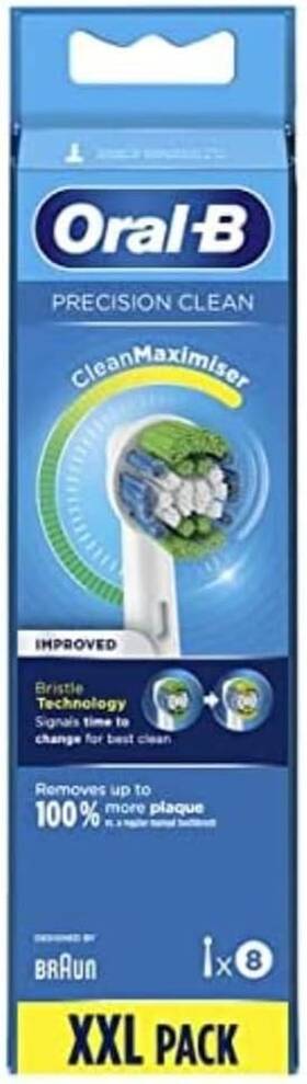 Procter & Gamble 313057726718 Oral-b Precision Clean Toothbrush Heads Pack Of 8