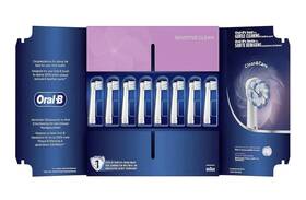 Procter & Gamble 4210201320180 Oral-b Sensitive Clean Replacement Toothbrush Heads Pack Of 8 Gentle Soft Br
