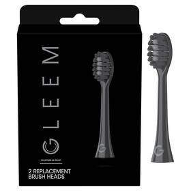 Procter & Gamble 445045712755 Gleem Toothbrush Replacement Brush Heads Refill Black 2 Count