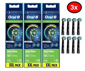 Procter & Gamble 445046255282 3 Pairs Of 8 Count Oral-b Crossaction Black
