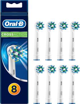 Procter & Gamble 705353195242 Oral-b Crossaction Toothbrush Head Pack Of 8 Counts