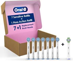 Procter & Gamble 711181996722 Oral-b Sensitive Gum Care Electric Toothbrush Replacement Brush Heads 8 Count