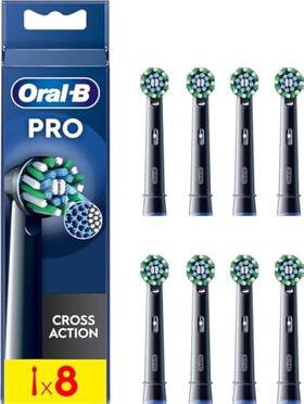 Procter & Gamble 744759817174 Oral-b Pro Cross Action Electric Toothbrush Head X-shape And Angled Bristles Fo