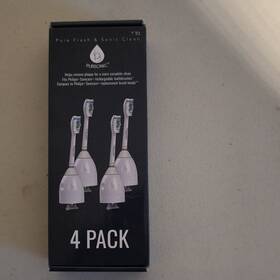 Psperb-4 Pursonic Sonic Toothbrush Replacement Heads 4 Pack Philips Sonicare Wh