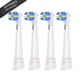 F2-3ic1-3t3x Qualiteeth Replacement Heads Inch Compatible With 4 Count Pack Of 1 White