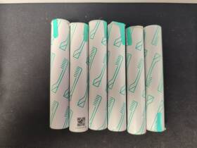 Quip 721295767316 Lot Of 6 Electric Toothbrush Replacement Heads - Sealed New