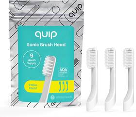 Sd-quip-470684 Quip Sonic Toothbrush Replacement Heads For Adults - 3 Pack Verified Stan