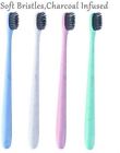 R7599 Allentian Activated Charcoal Toothbrushes Soft Bpa Free Made 0614823213976