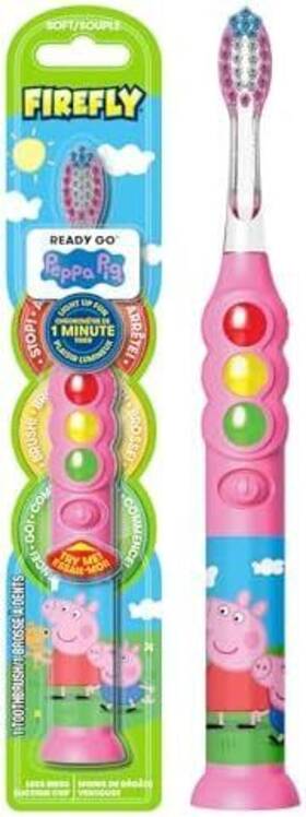 Ccy12 Ranir Firefly Ready Go Brush Peppa Pig Light Up Timer Toothbrush For Kids