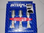 Rb-2 Rb-3 Push-on Type Handle Interplak 3 Pack Of Replacement Brush Head Model 085452107033