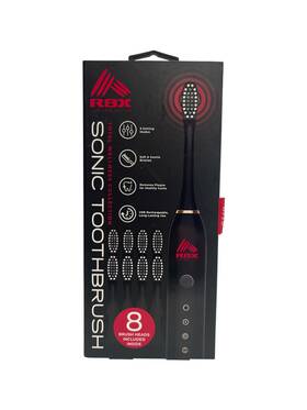 Rbx 849525132526 Rechargeable Sonic Toothbrush - 8 Brush Heads Included