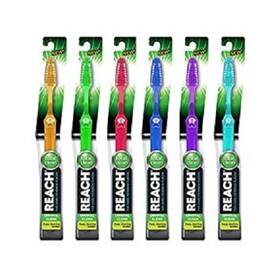 Reach 313102225296 Toothbrush Full Head 6 Brushes Medium Count Pack Of 1