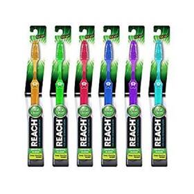 Reach 744110586145 Toothbrush Full Head 6 Brushes Medium Count Pack Of 1