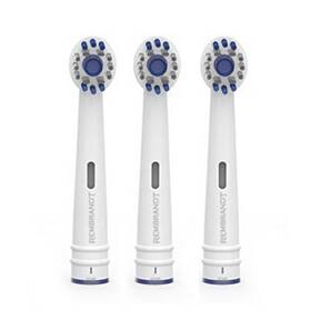 Rembrandt 049336755284 Whitening Power Toothbrush Replacement Brush Heads 3 Count Case Nib