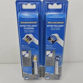 Rite Aid 011822217507 Lot Of 2 Effectaclean Floss Replacement Brush Heads 3 Pp
