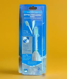 Rite Aid 011822217859 Effectaclean Sonic Replacement Brush Heads - 2 Ct