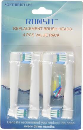 Rs17a Ronsit Replacement Brush Heads Compatible With Electric Toothbrush 4/8/12/16/20