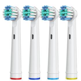 Rt033bv Ronsit Replacement Brush Heads Compatible With 4 Count Pack Of 1 White And Blue