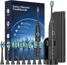 60120 Rtauys S5 Upgraded Sonic Electric Toothbrush For Adults And Kids Ages Black