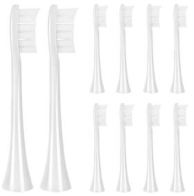 Savtmvas 647168730938 10 Pcs Replacement Toothbrush Heads For Boka 2.0 And 3.0 Medium White